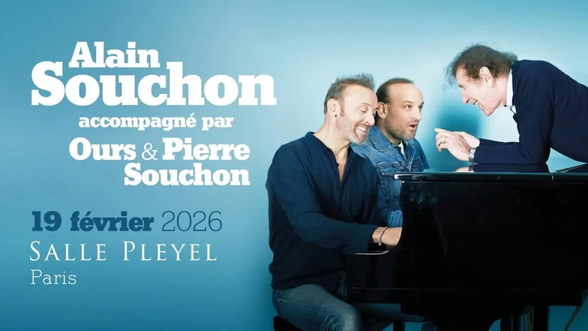 Billets Alain Souchon accompagné par Ours et Pierre Souchon (Salle Pleyel - Paris)
