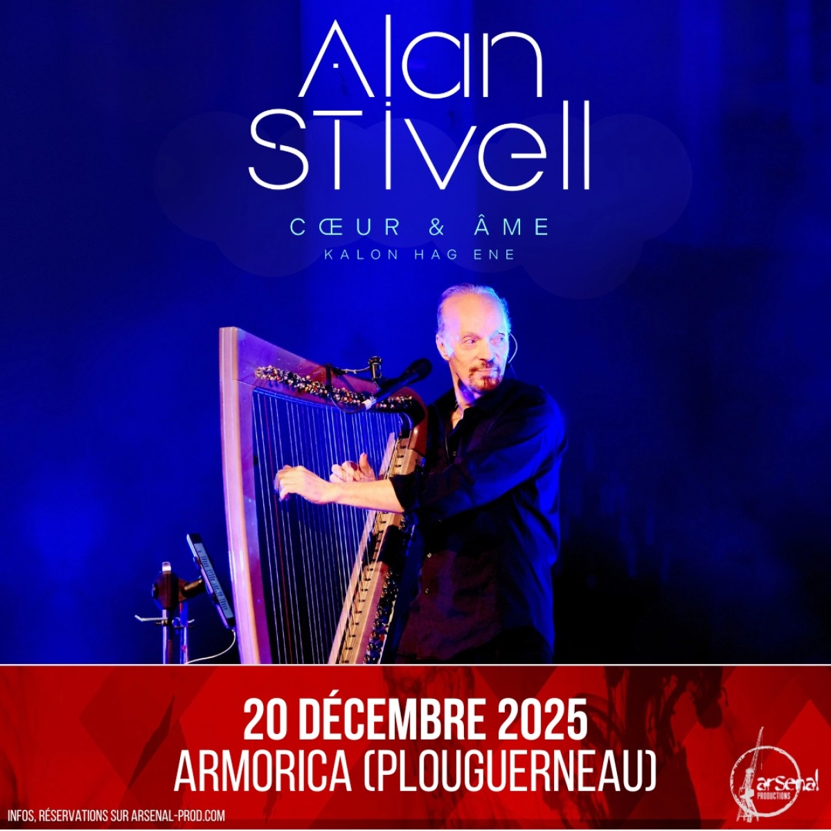 Billets Alan Stivell (Espace Culturel Armorica - Plouguerneau)