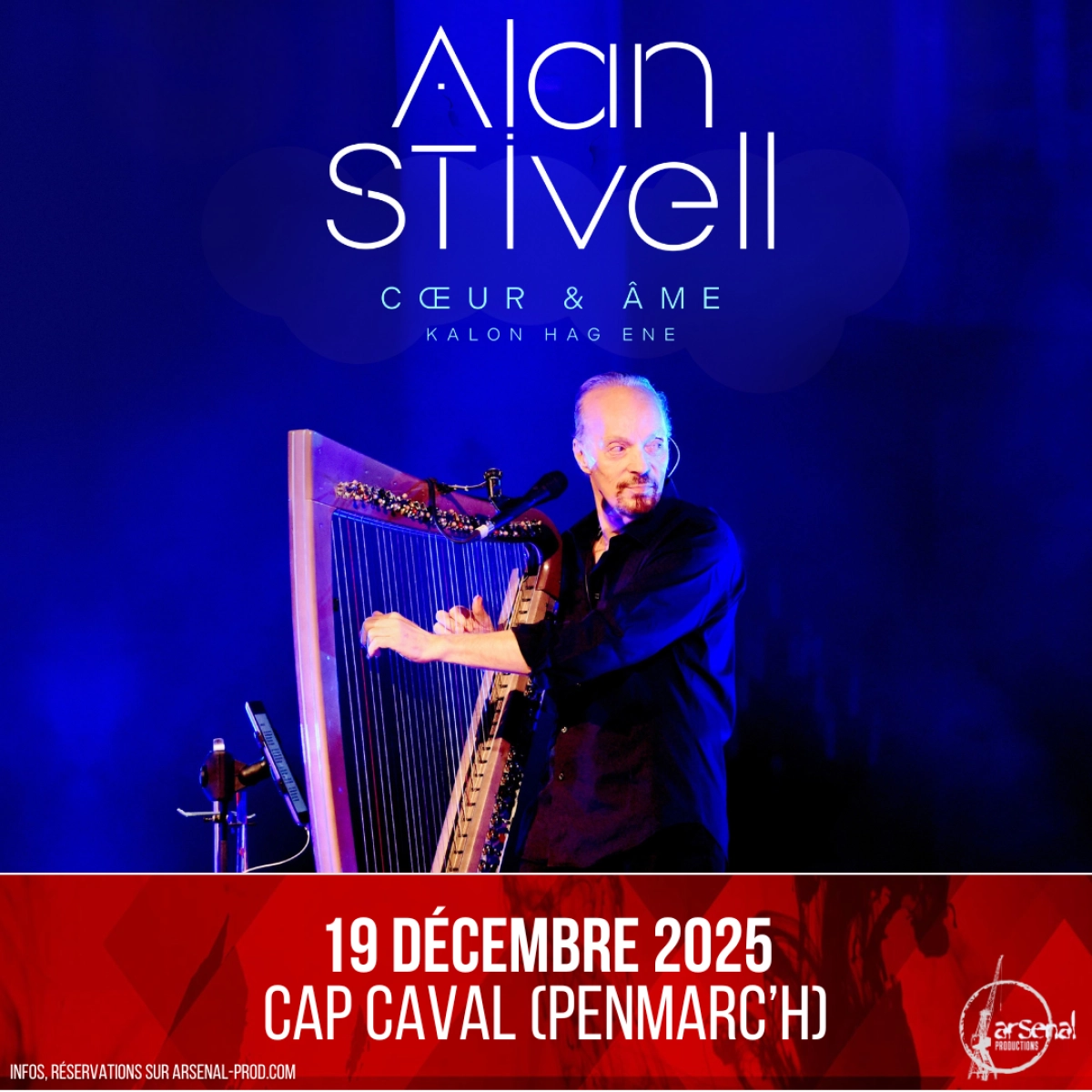 Billets Alan Stivell (Salle Cap Caval - Penmarc'h)