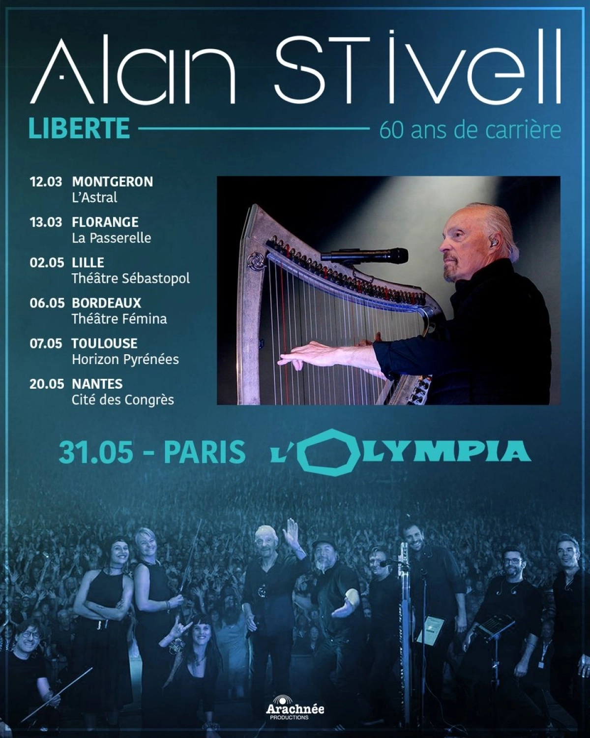 Billets Alan Stivell (Theatre Sebastopol - Lille)