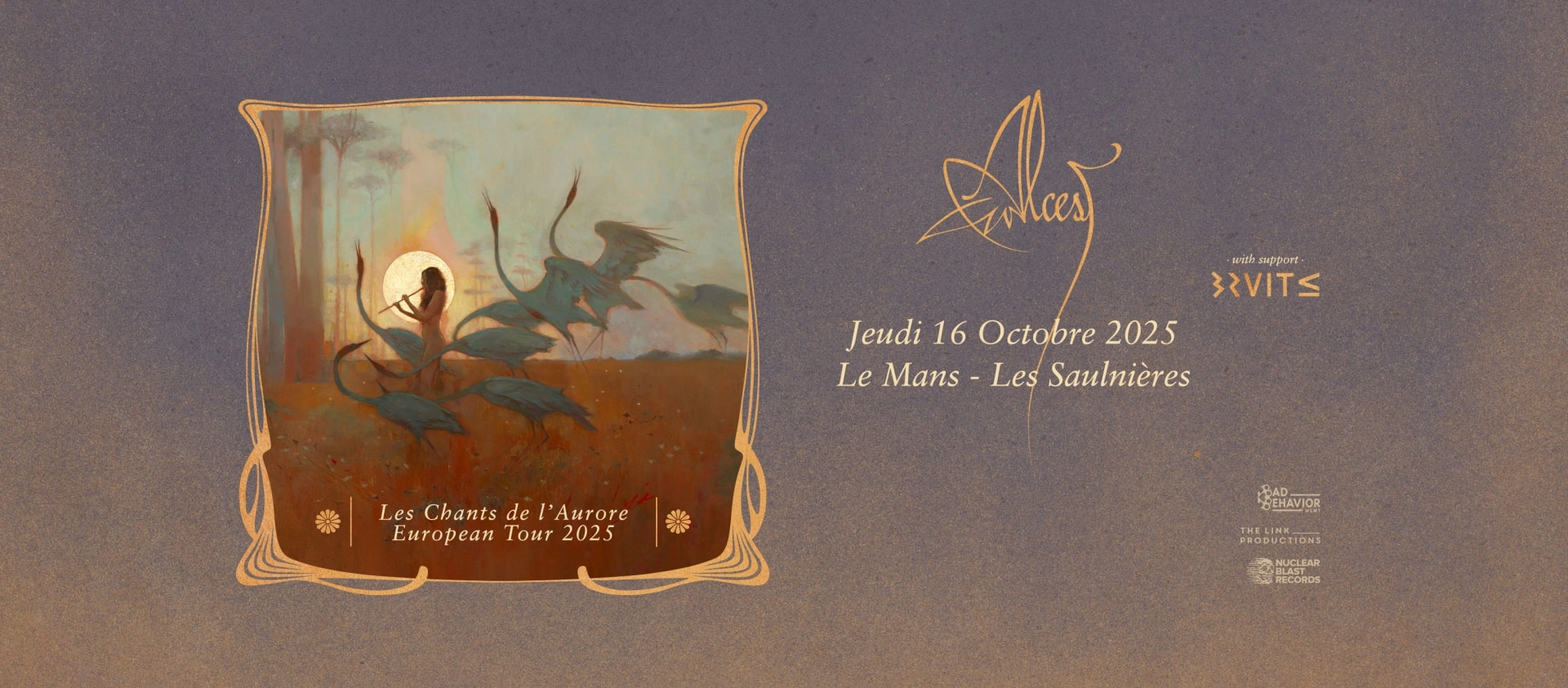 Billets Alcest (Les Saulnieres - Le Mans)