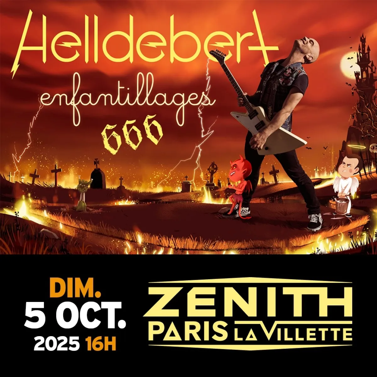 Aldebert - Helldebert en Zenith Paris Tickets