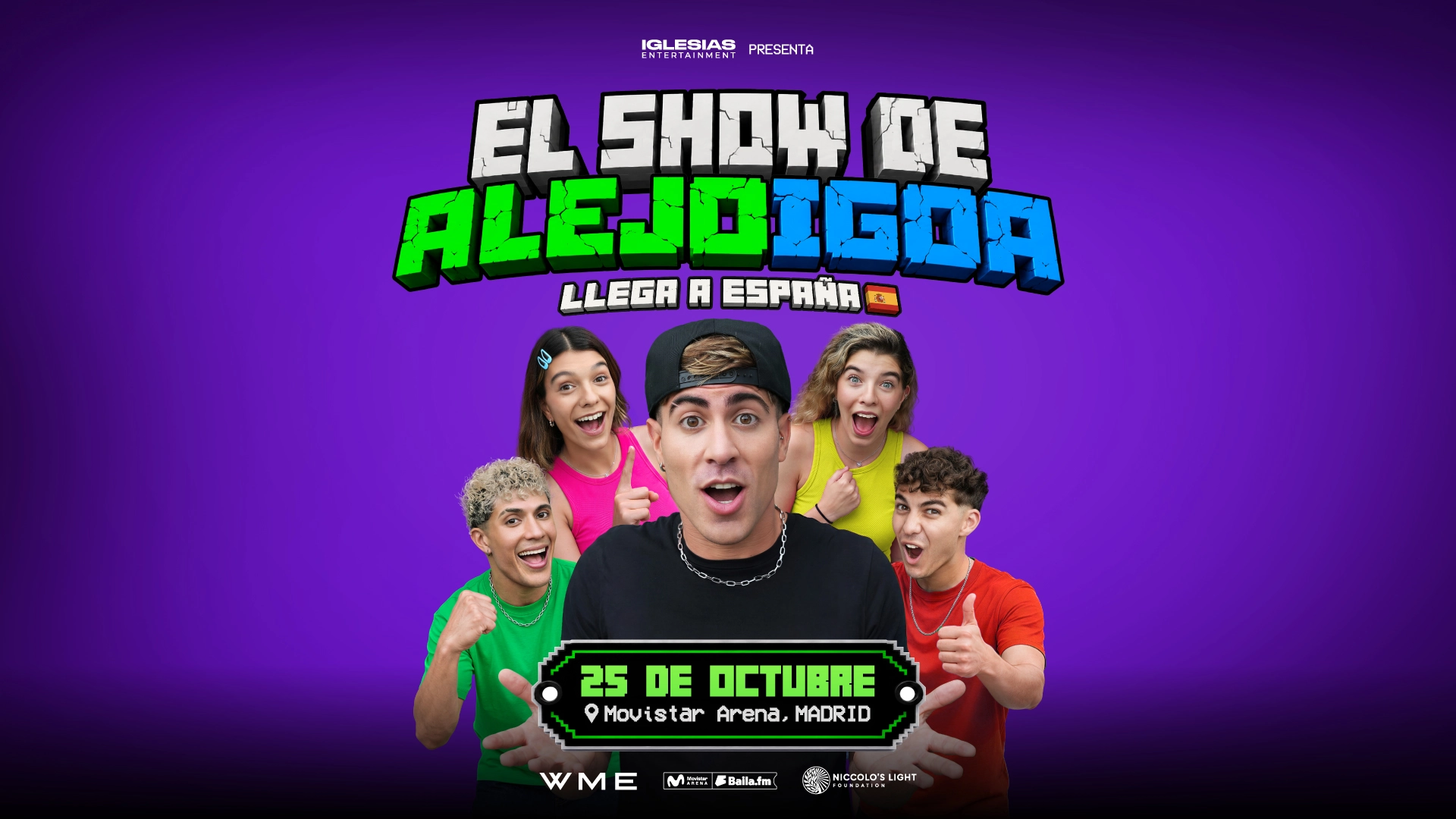 Alejo Igoa at Movistar Arena Madrid Tickets
