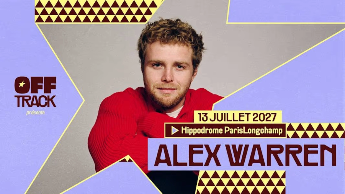 Billets Alex Warren (Hippodrome de Longchamp - Paris)