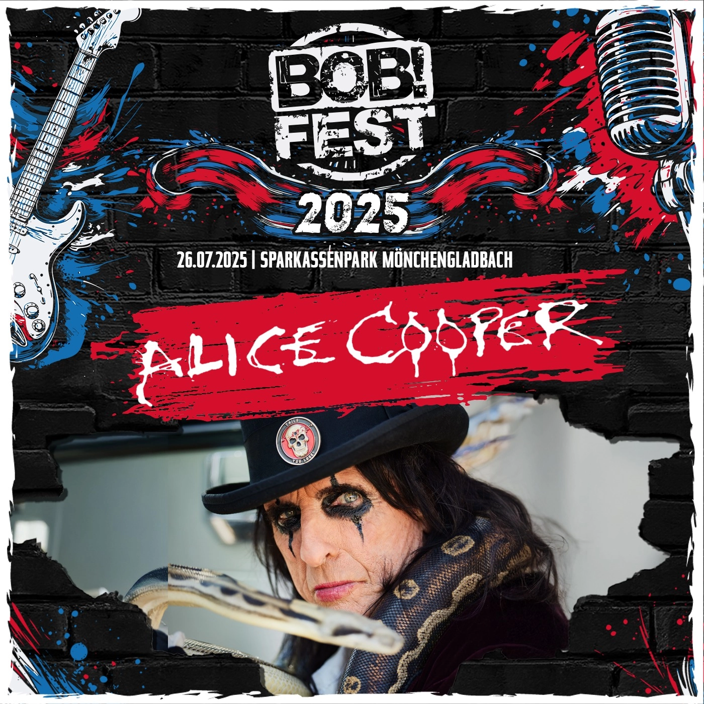 Billets Alice Cooper (Sparkassenpark - Mönchengladbach)