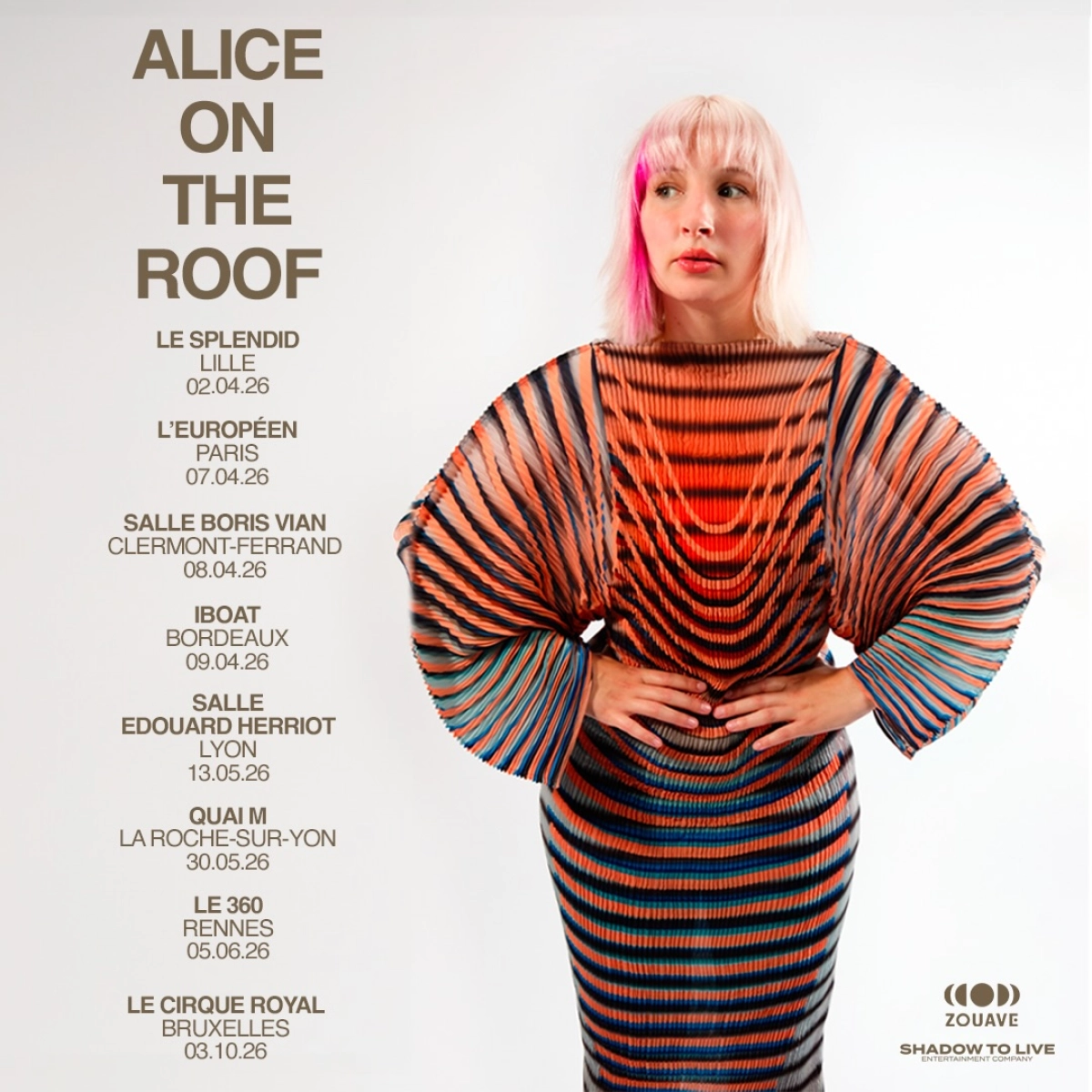 Billets Alice on the Roof (iBoat - Bordeaux)