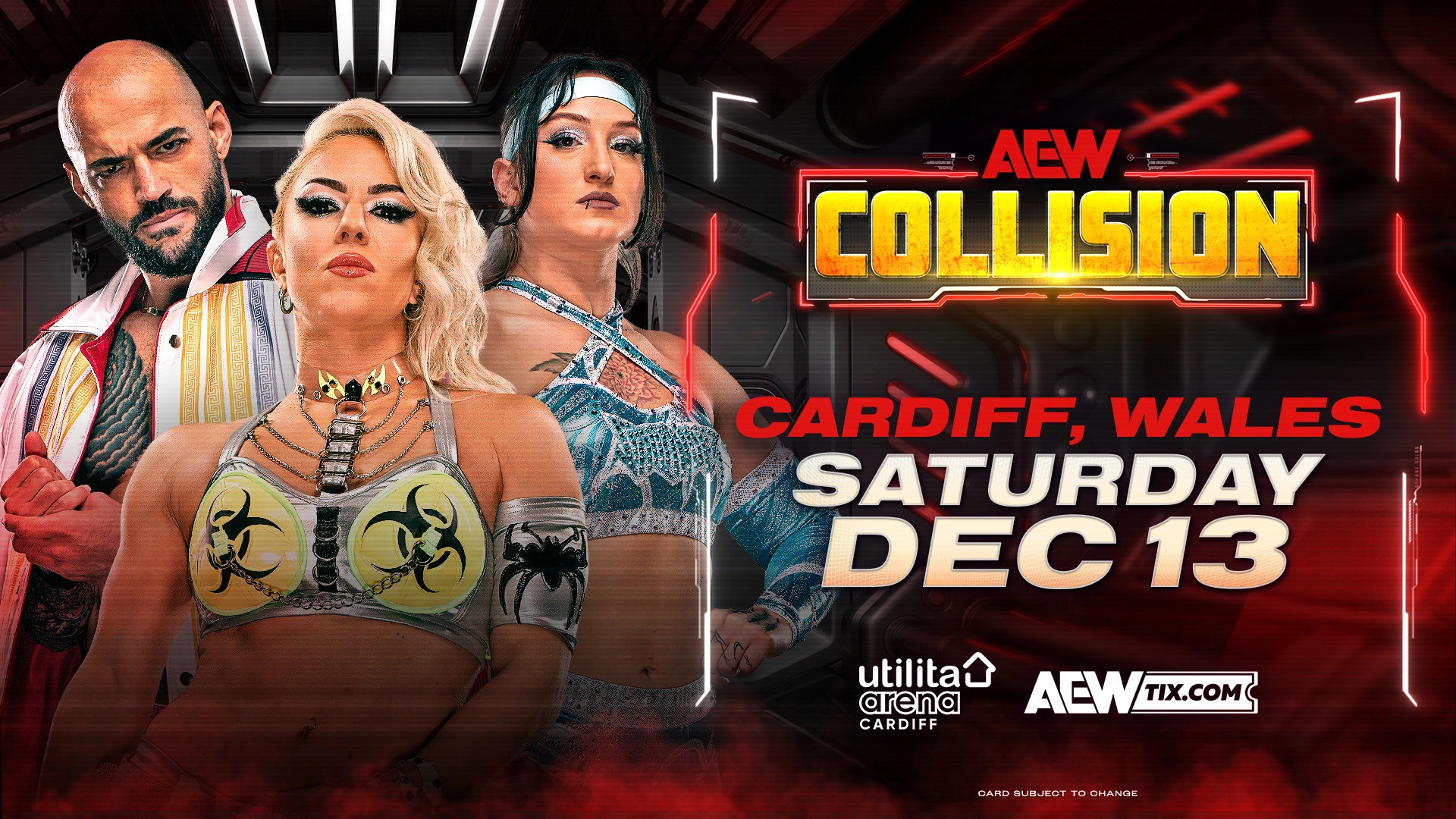 Billets All Elite Wrestling - Aew Collision (Utilita Arena Cardiff - Cardiff)