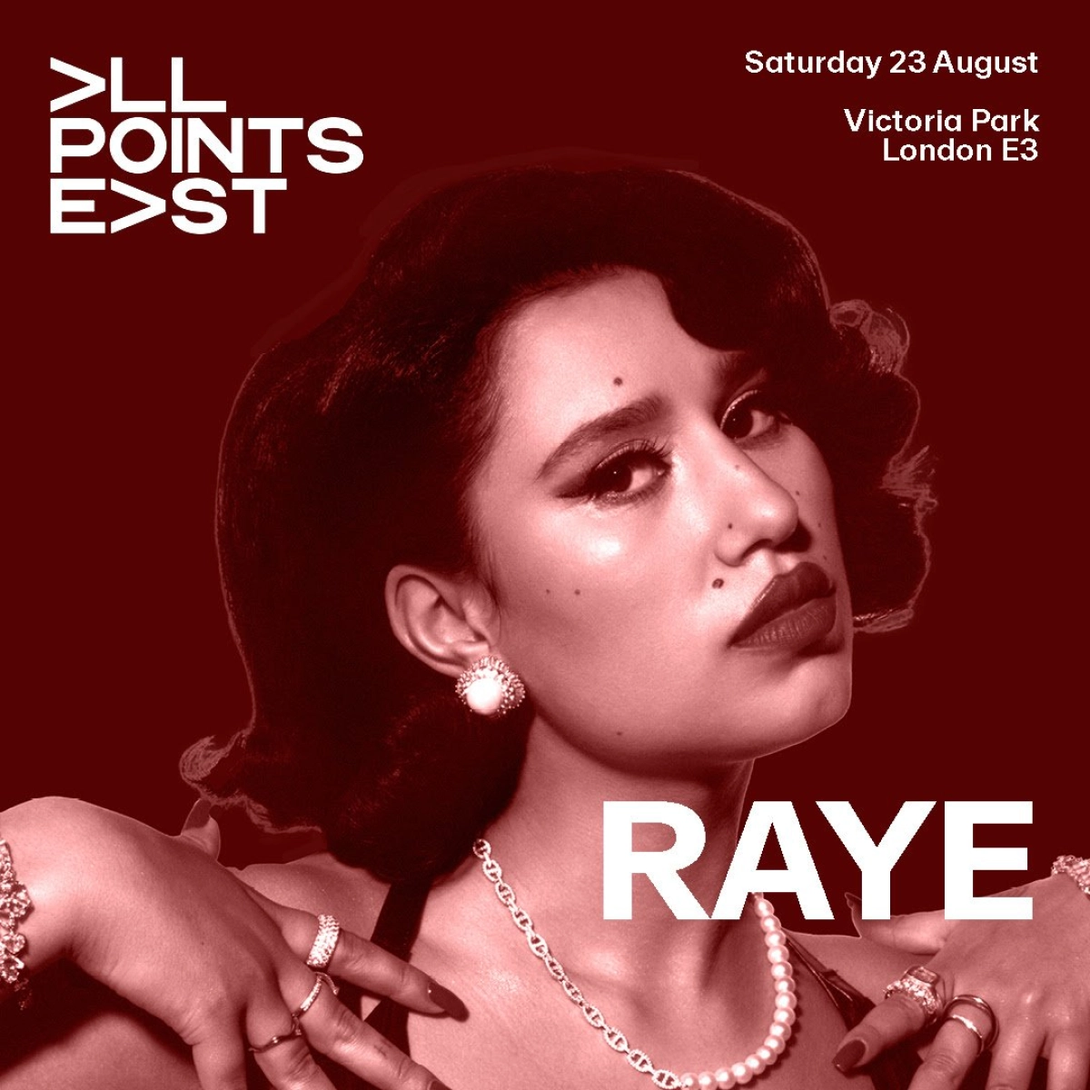 Billets All Points East 2025 - Raye (Victoria Park London - Londres)
