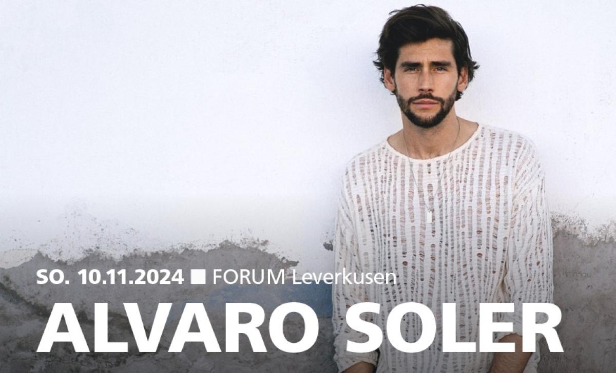Alvaro Soler en Forum Leverkusen Tickets
