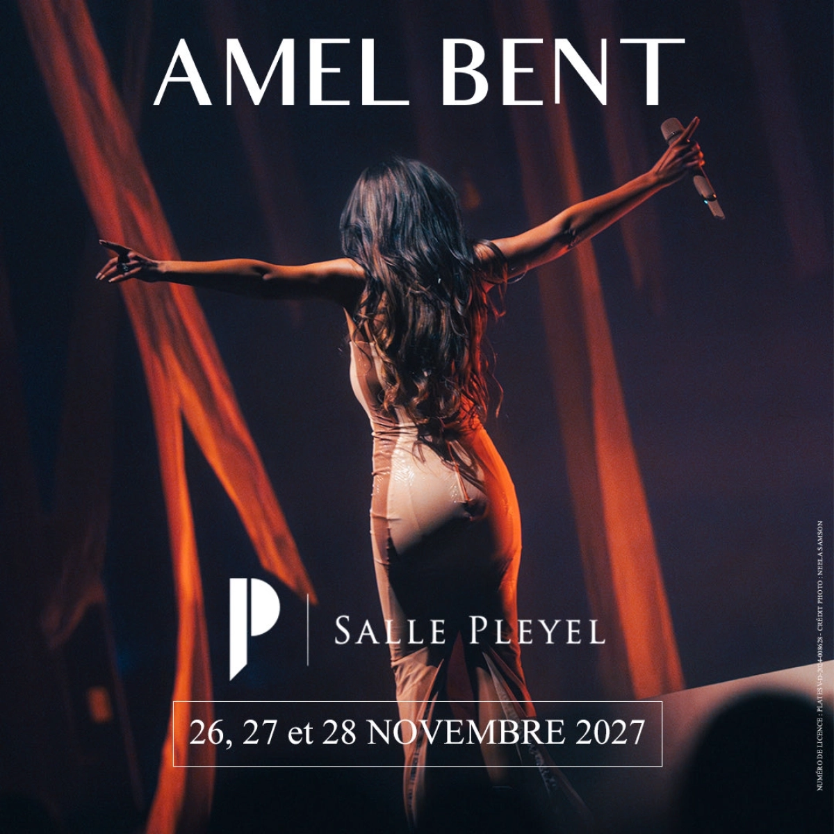 Billets Amel Bent (Salle Pleyel - Paris)