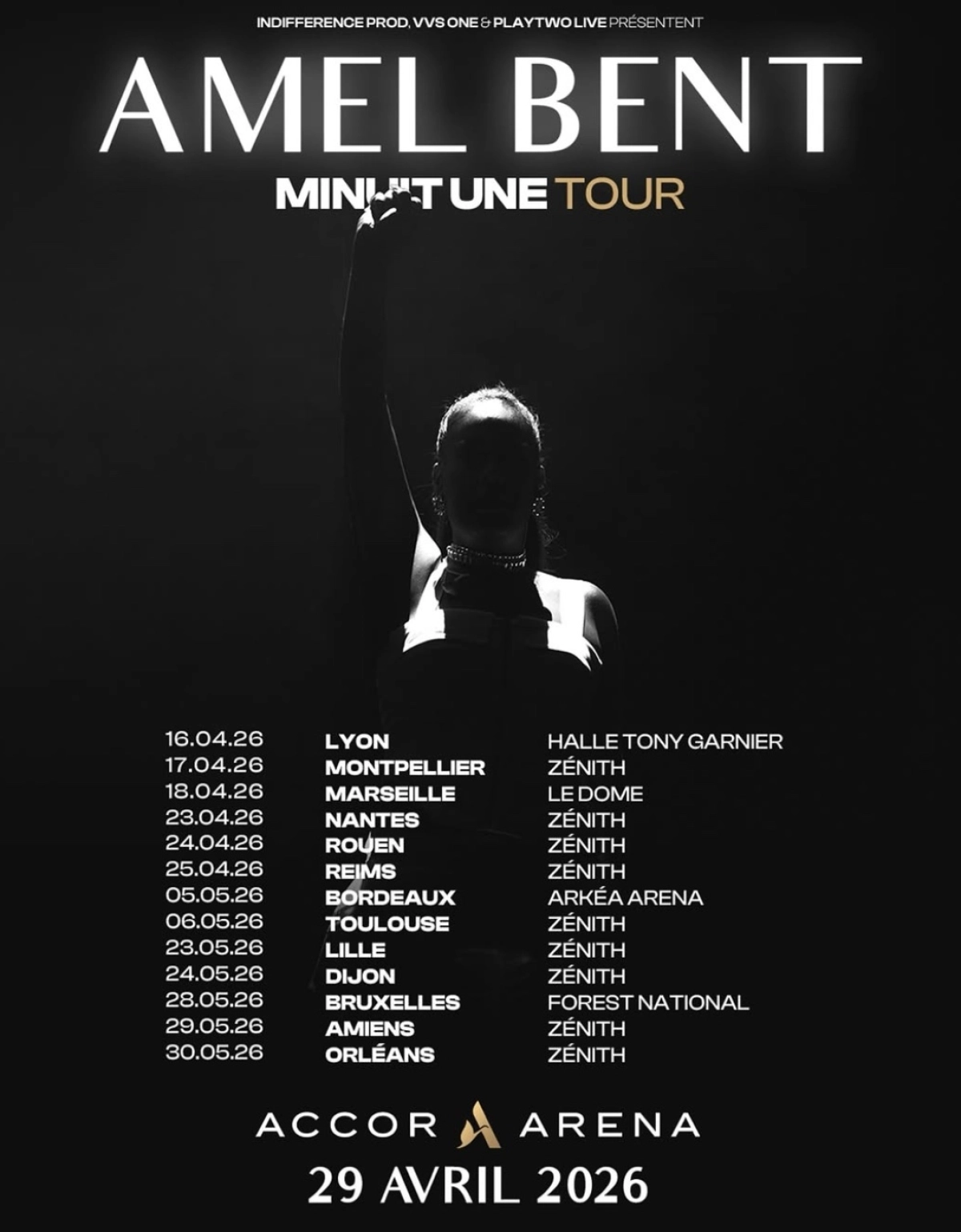 Billets Amel Bent (Zenith Lille - Lille)