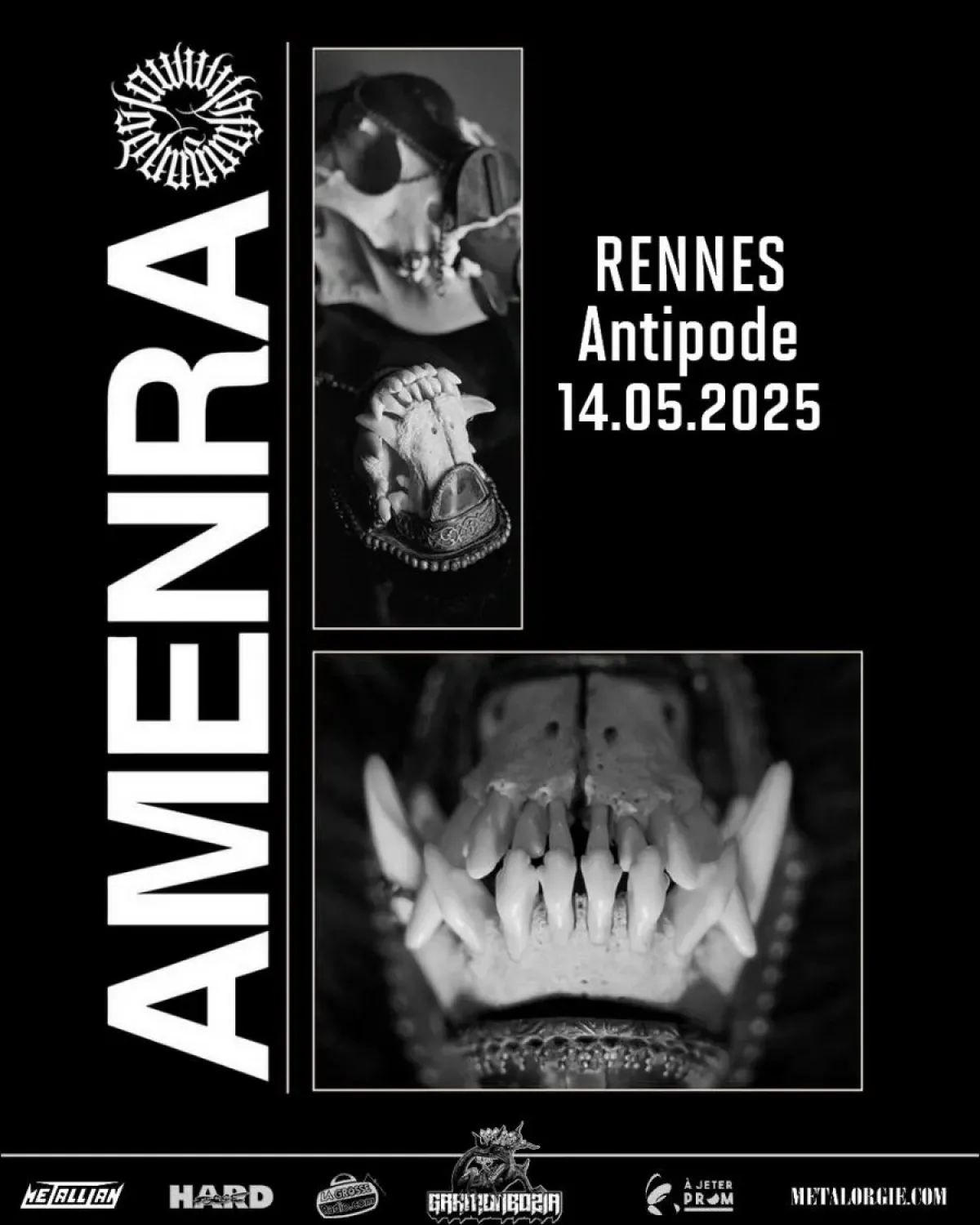 Billets Amenra (Antipode Rennes - Rennes)