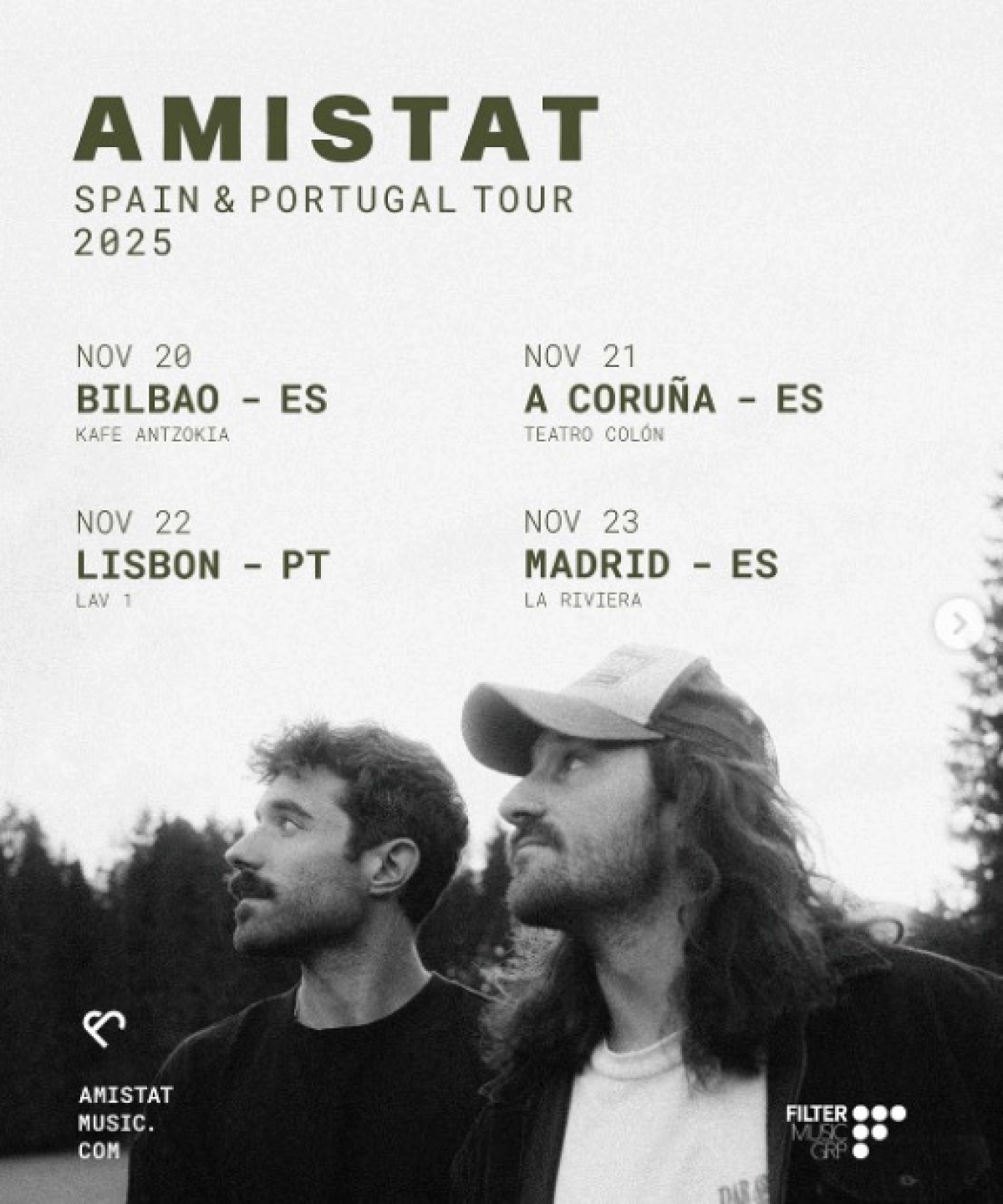 Billets Amistat (La Riviera - Madrid)