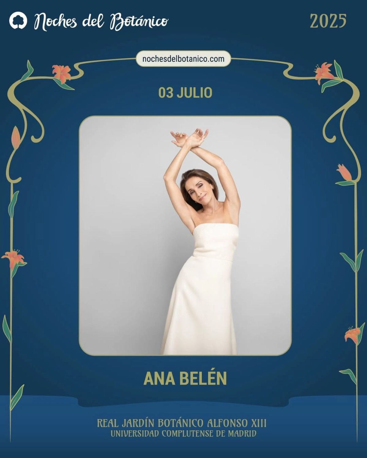 Billets Ana Belen (Real Jardin Botanico - Madrid)