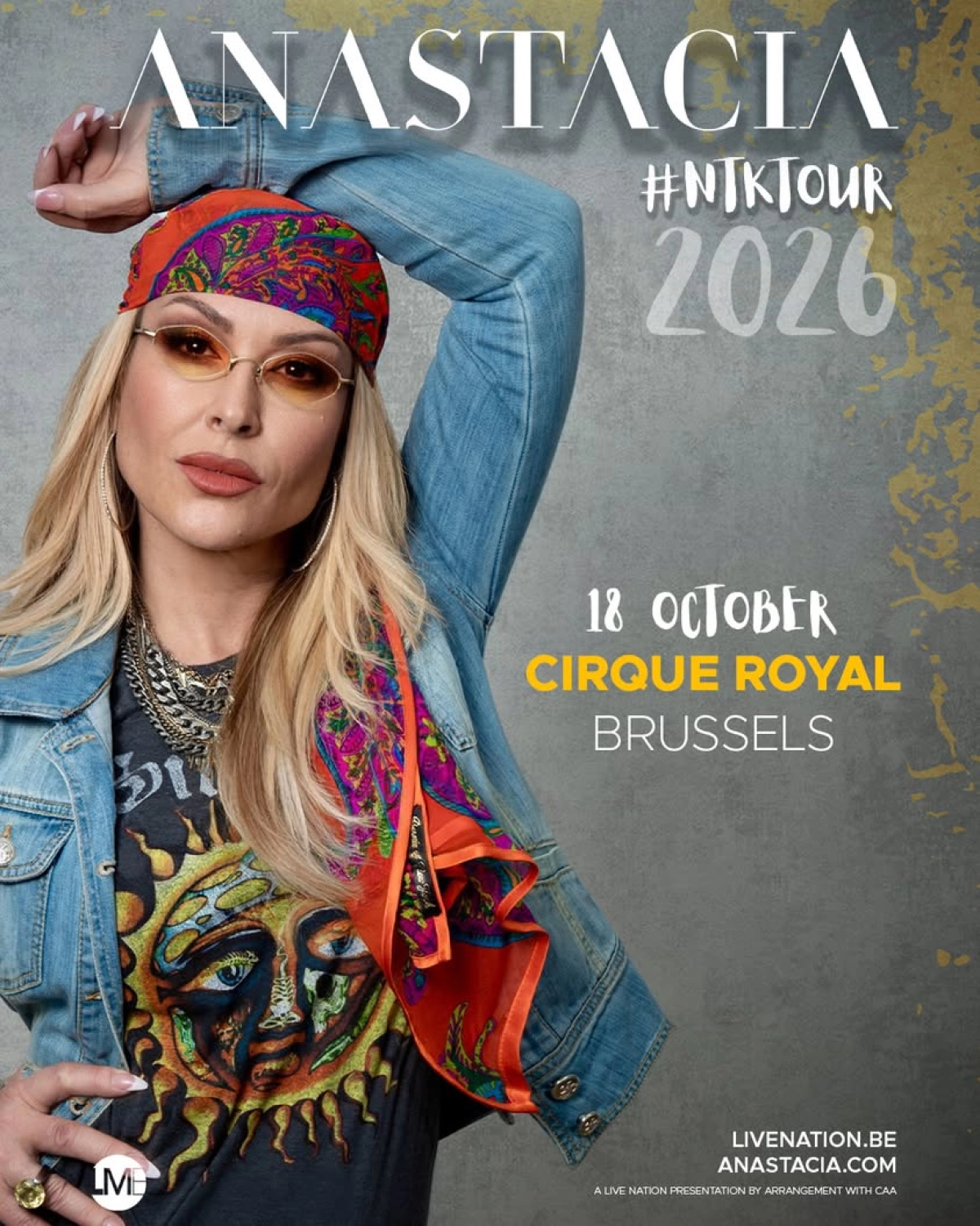 Billets Anastacia (Cirque Royal Bruxelles - Bruxelles)