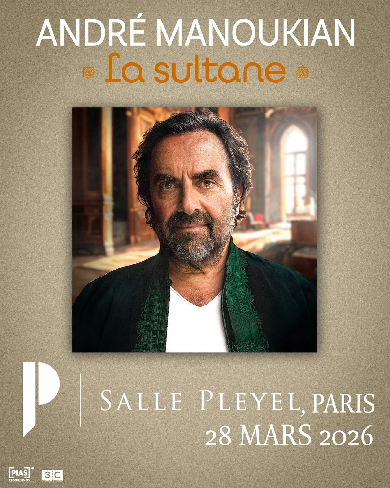 Billets Andre Manoukian (Salle Pleyel - Paris)