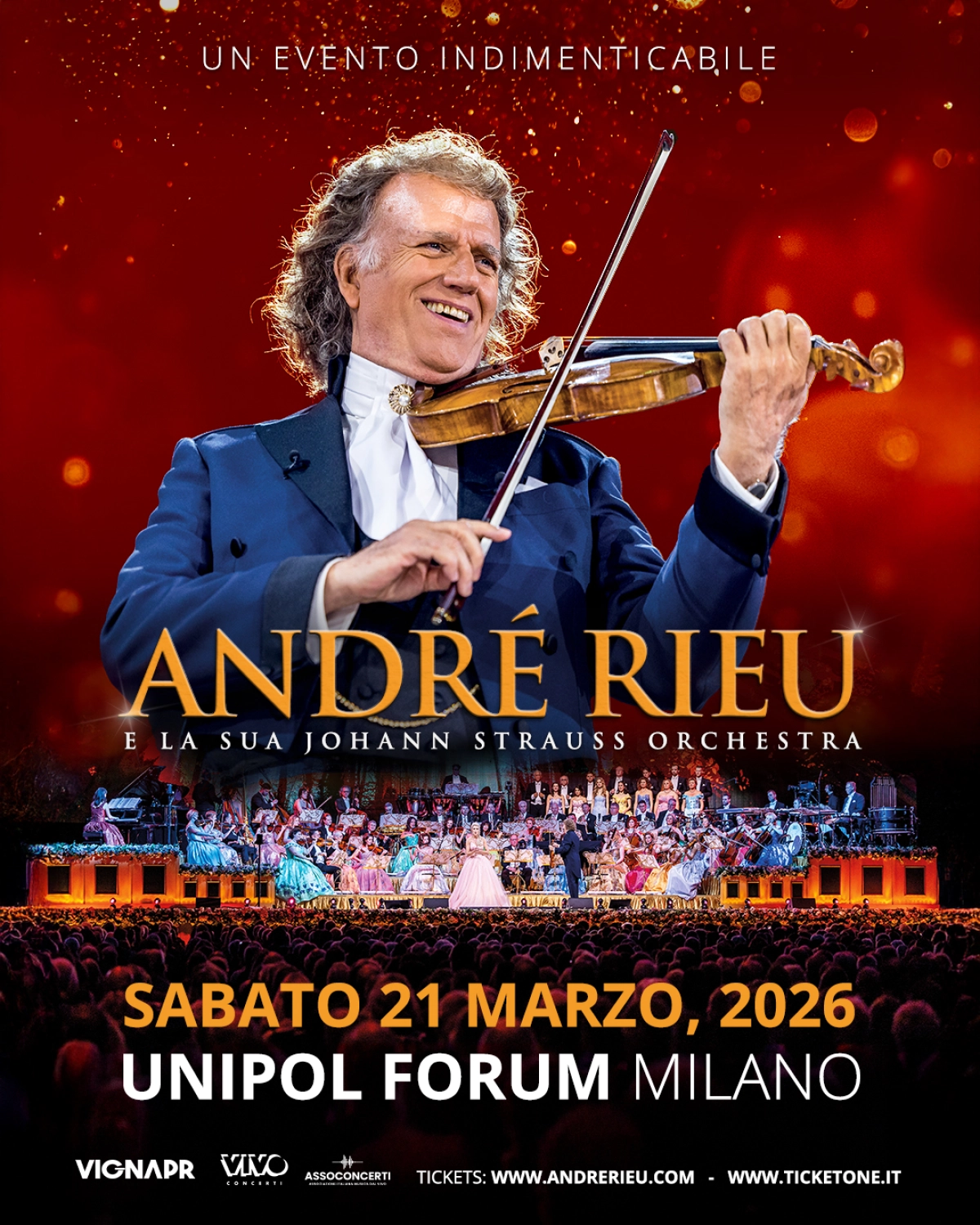 Billets Andre Rieu (Forum Milano - Milan)