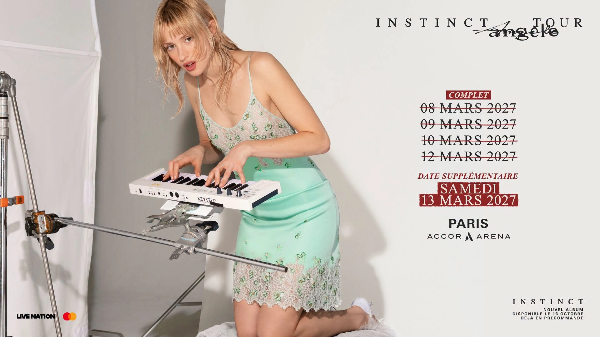 Billets Angele (Accor Arena - Paris)