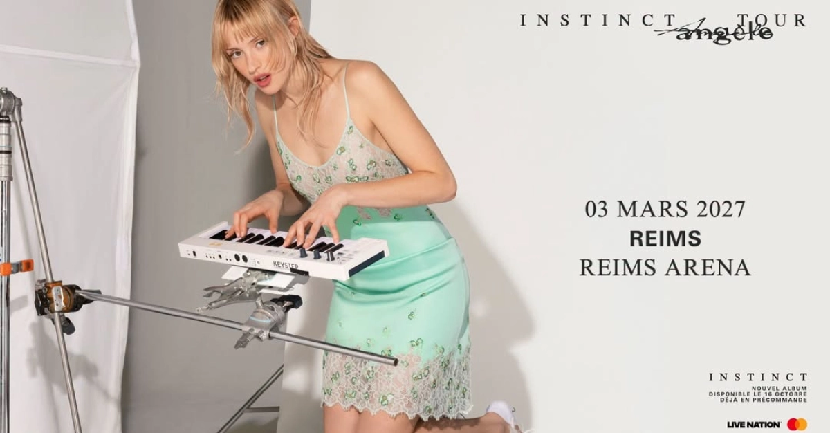 Angele al Reims Arena Tickets