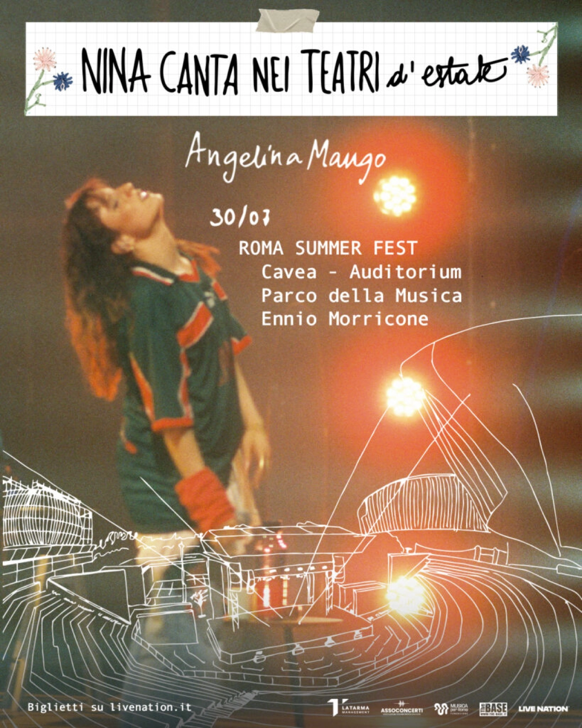 Angelina Mango at Cavea Auditorium Parco della Musica Tickets