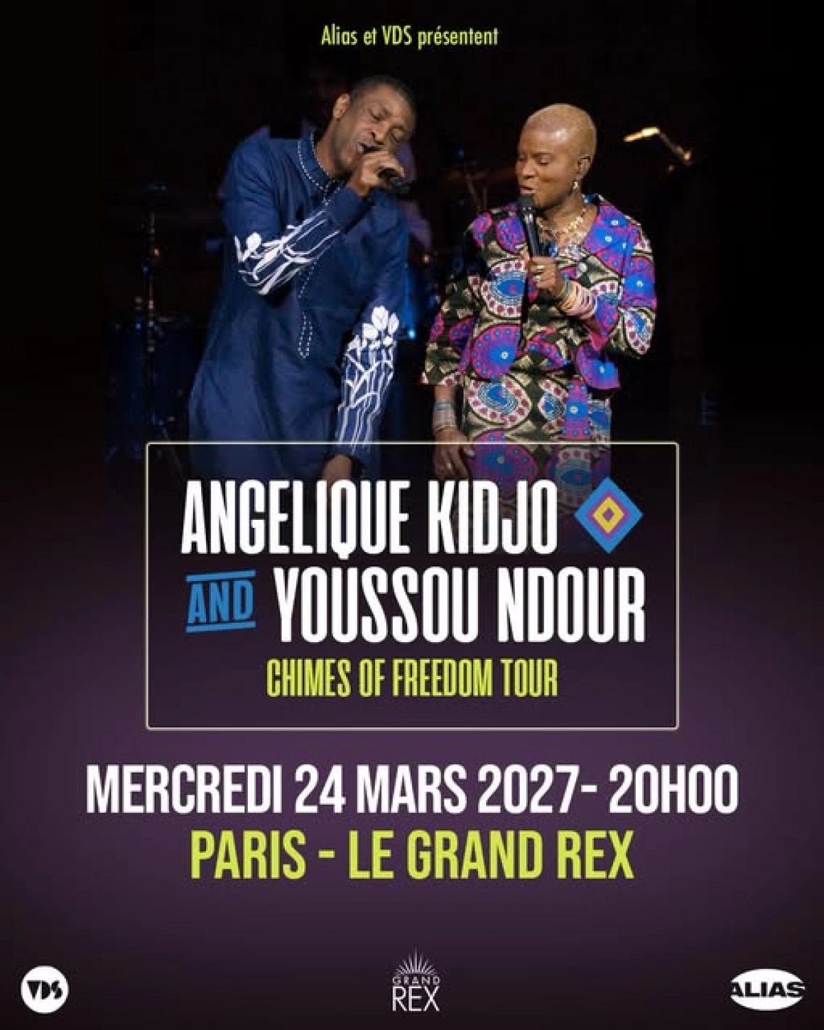Angelique Kidjo - Youssou N'Dour at Le Grand Rex Tickets