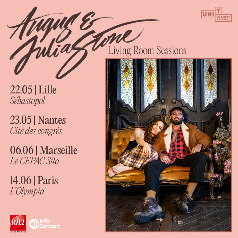 Billets Angus and Julia Stone (Cité des Congrès Nantes - Nantes)
