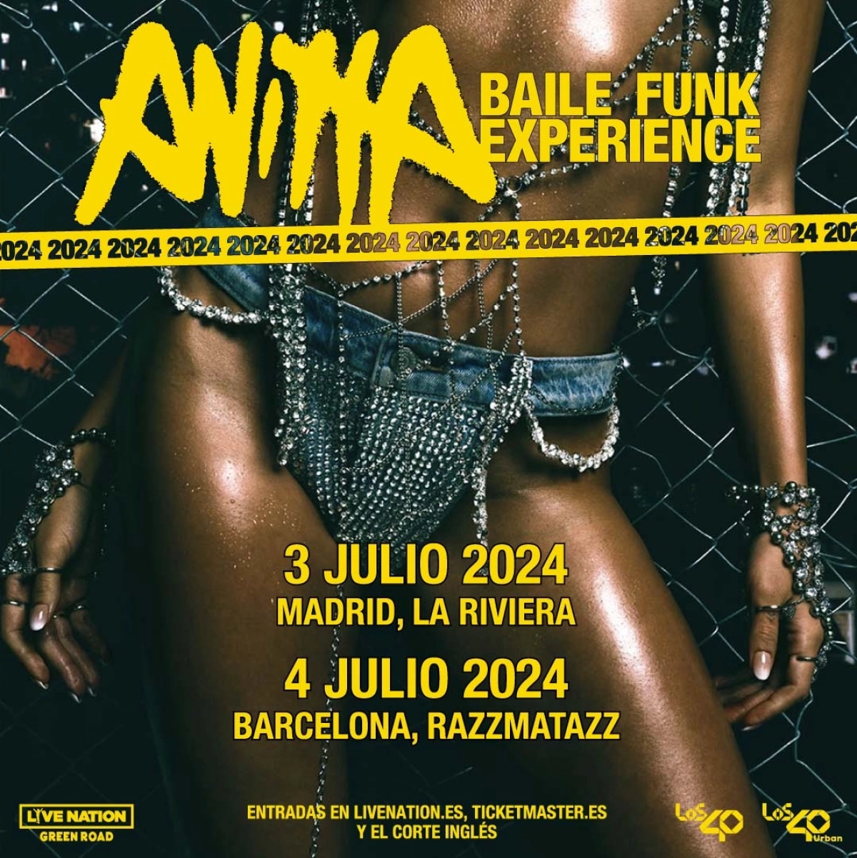 Billets Anitta - Baile Funk Experience (La Riviera - Madrid)