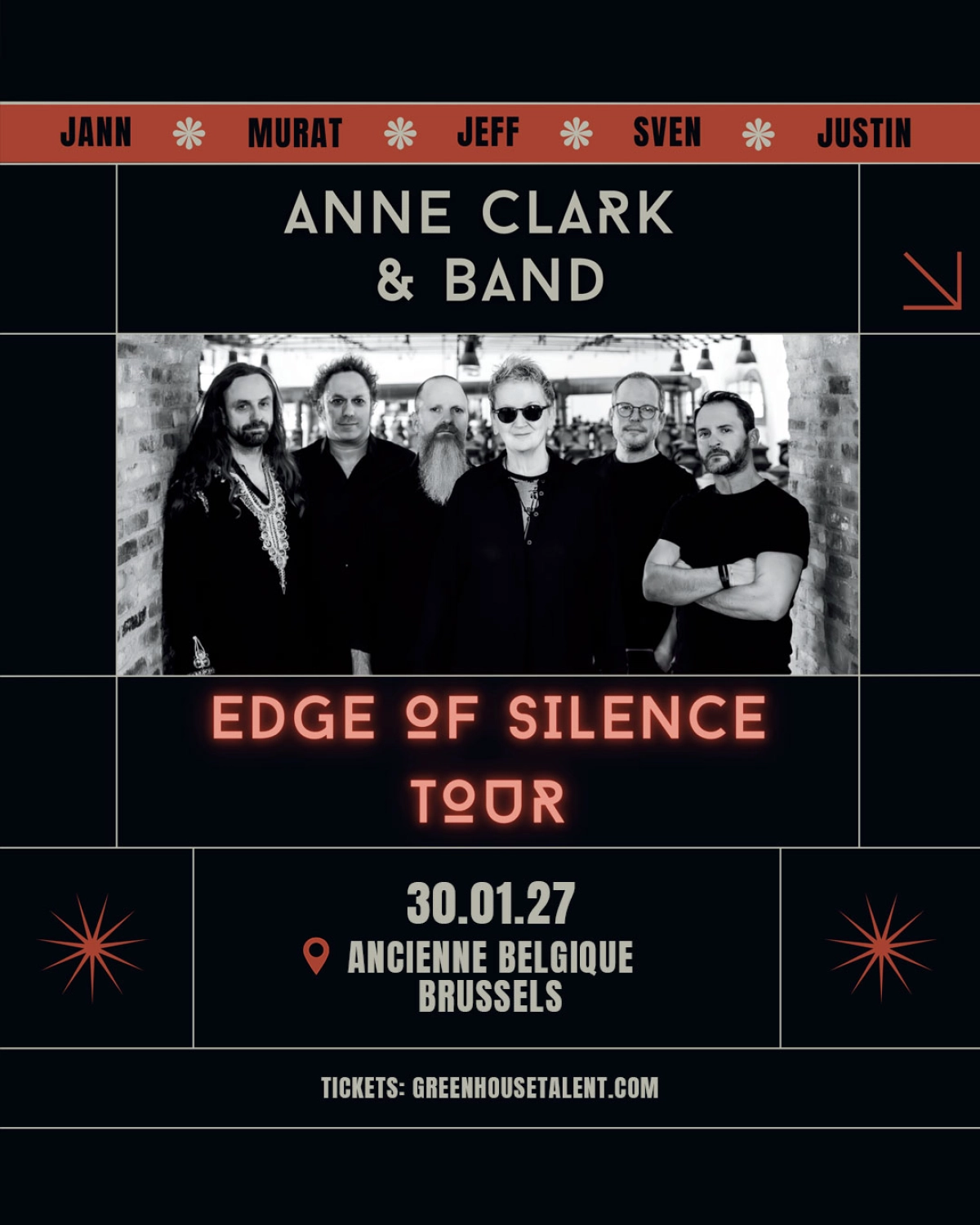 Billets Anne Clark (Ancienne Belgique - Bruxelles)