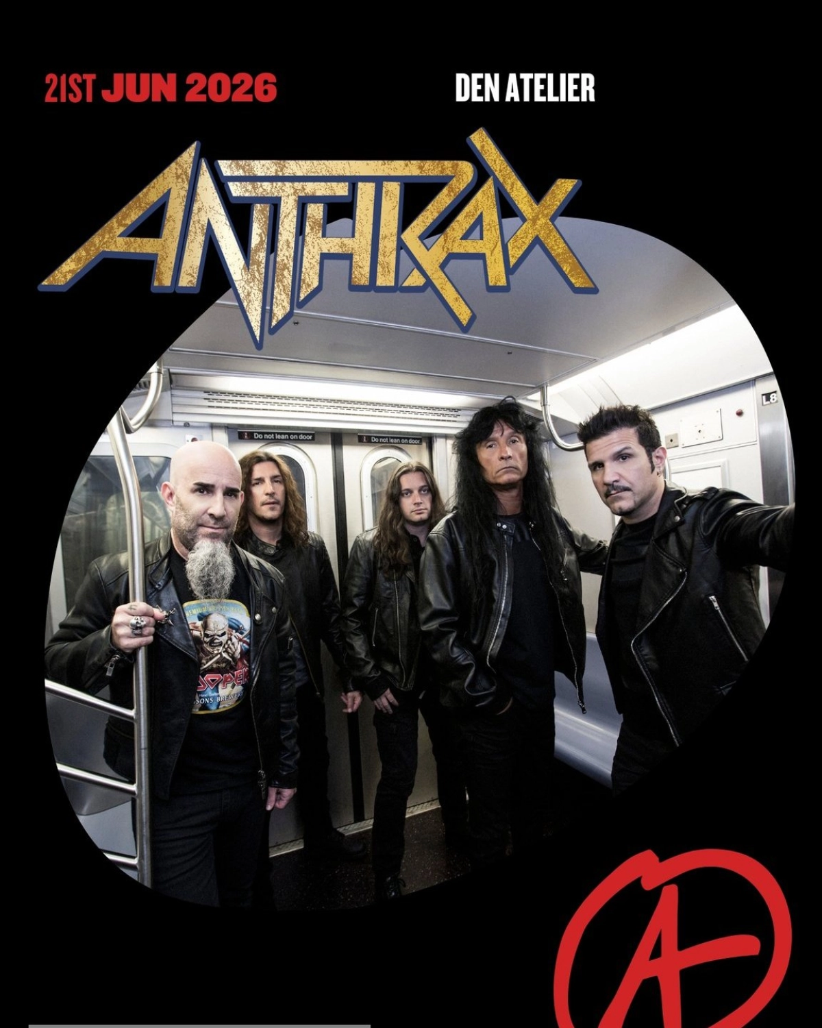 Anthrax at Den Atelier Tickets
