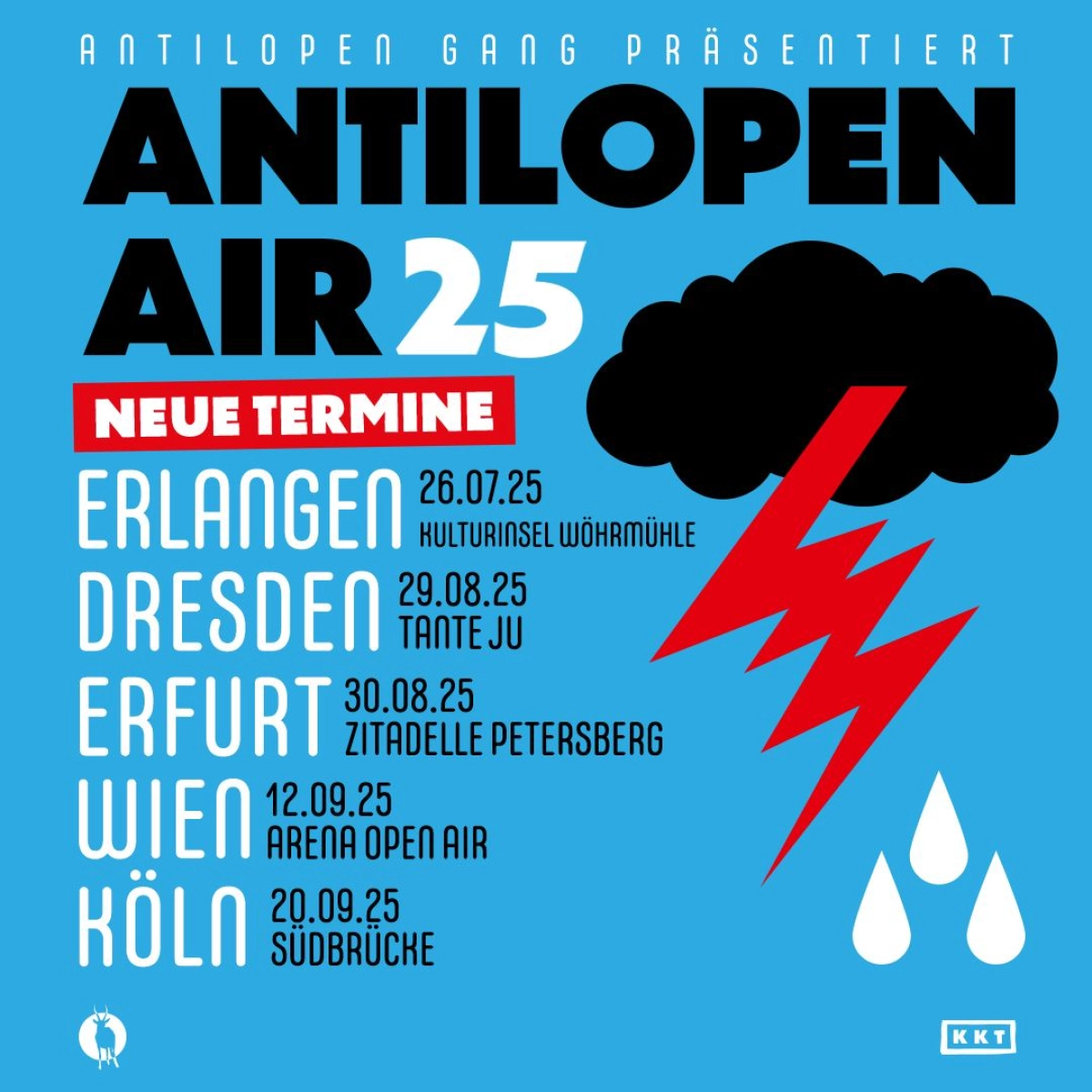 Billets Antilopen Gang (Kulturinsel Wöhrmühle - Erlangen)