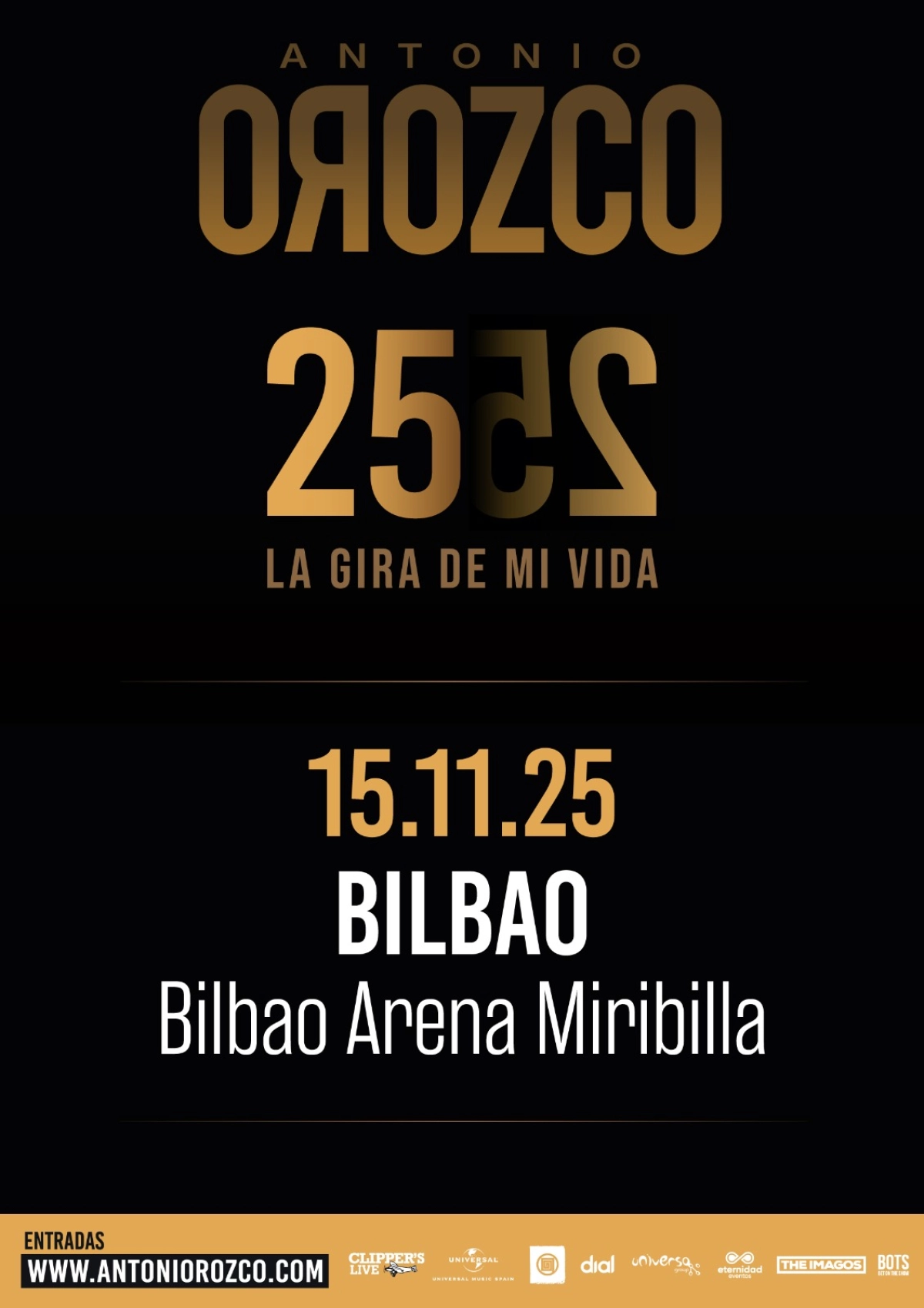 Billets Antonio Orozco (Bilbao Arena - Bilbao)
