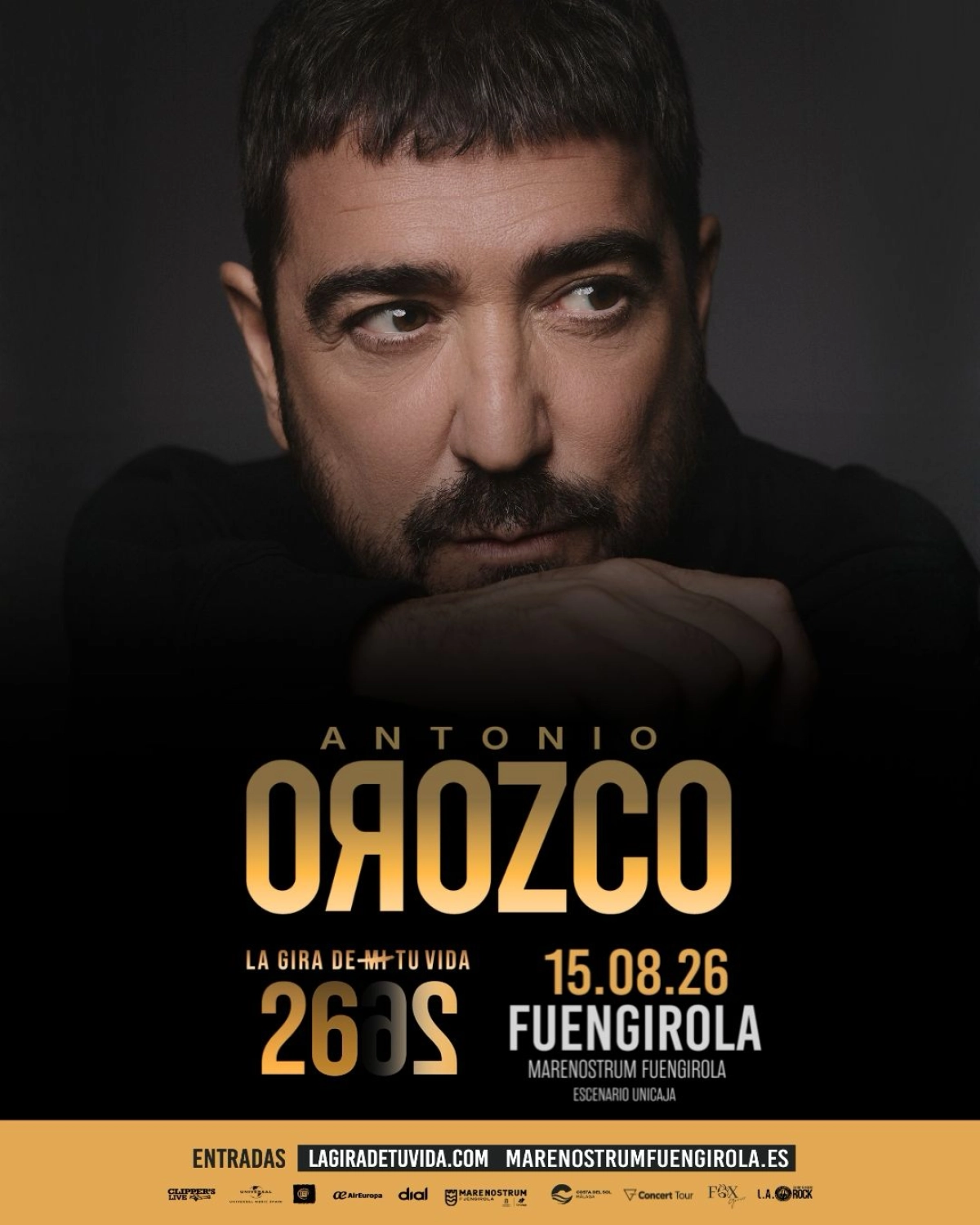 Antonio Orozco al Marenostrum Castle Park Tickets