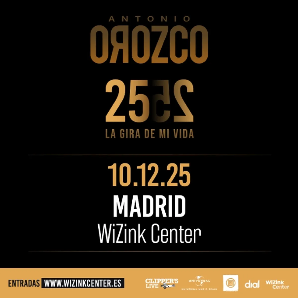 Billets Antonio Orozco (WiZink Center - Madrid)