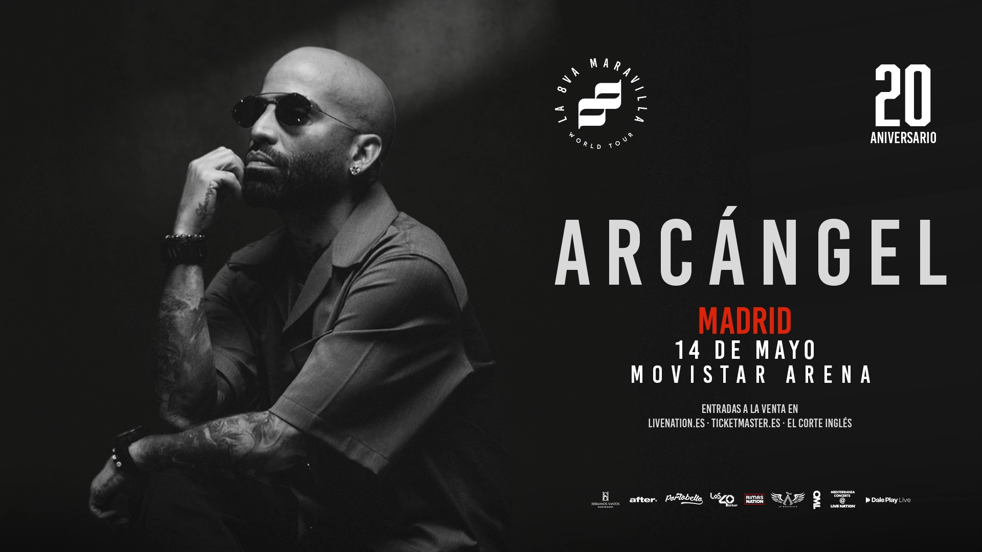 Arcangel en Movistar Arena Madrid Tickets