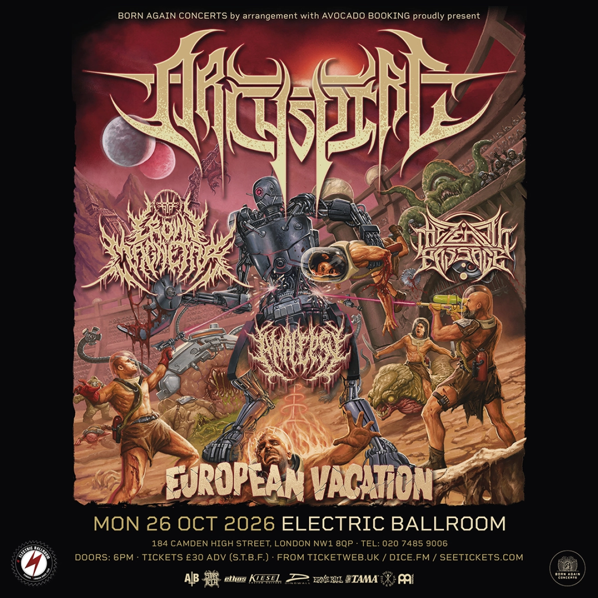 Archspire at Electric Ballroom Tickets