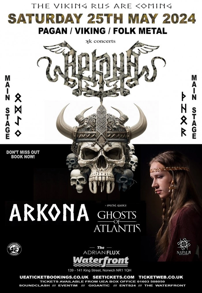 Arkona - Ghosts Of Atlantis at Waterfront Norwich Tickets