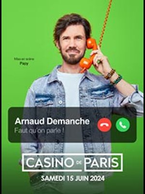 Arnaud Demanche en Casino de Paris Tickets