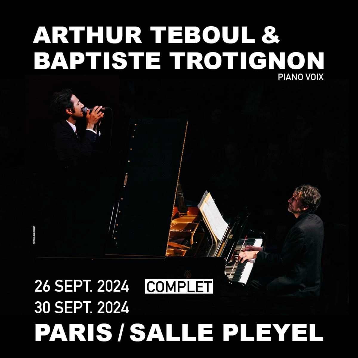 Arthur Teboul - Baptiste Trotignon in der Salle Pleyel Tickets