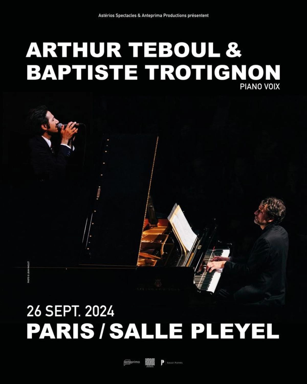 Arthur Teboul - Baptiste Trotignon en Salle Pleyel Tickets