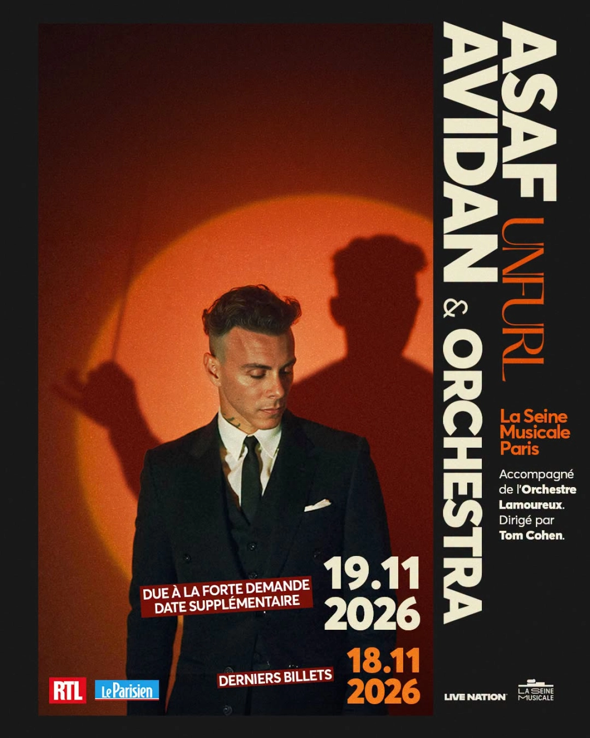 Asaf Avidan and Orchestra at La Seine Musicale Tickets