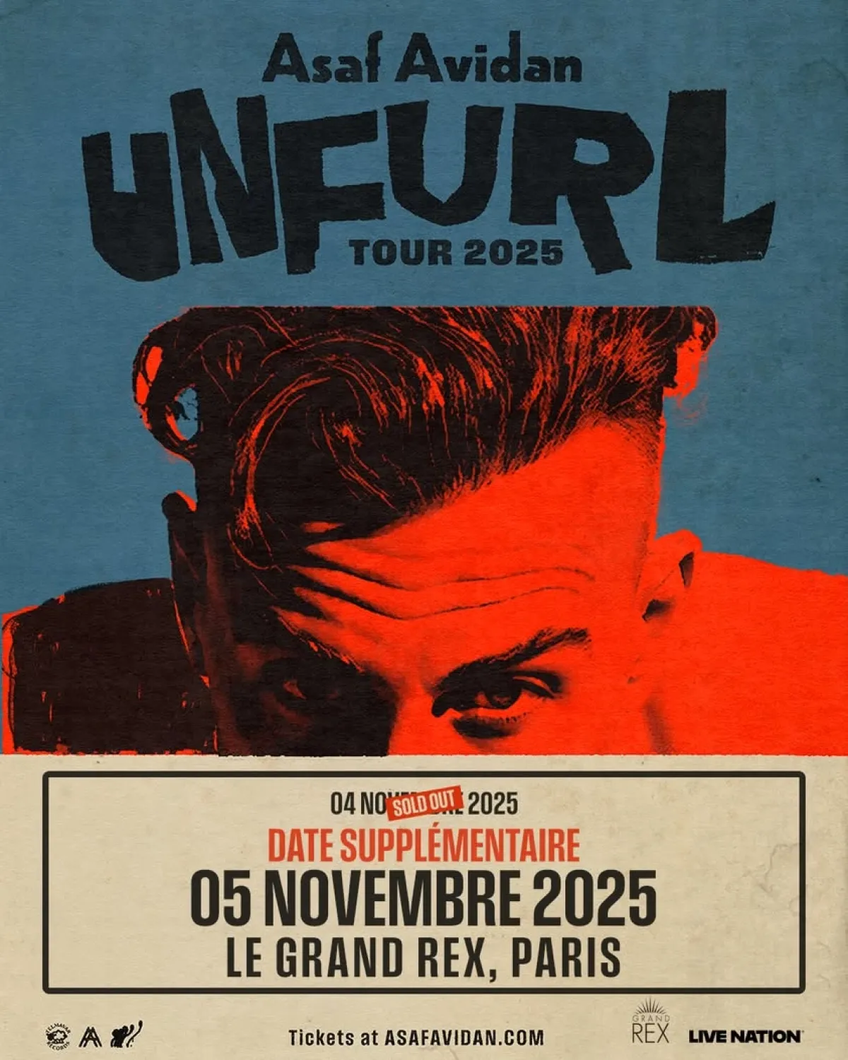 Billets Asaf Avidan (Le Grand Rex - Paris)