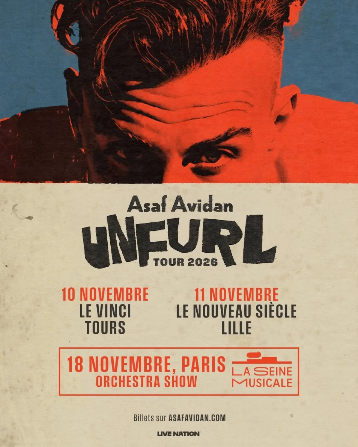 Asaf Avidan en Palais Des Congres De Tours Tickets