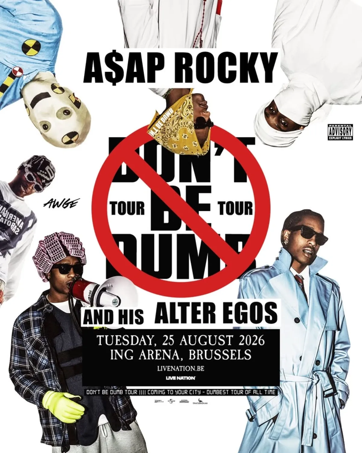 Billets ASAP Rocky (ING Arena - Bruxelles)