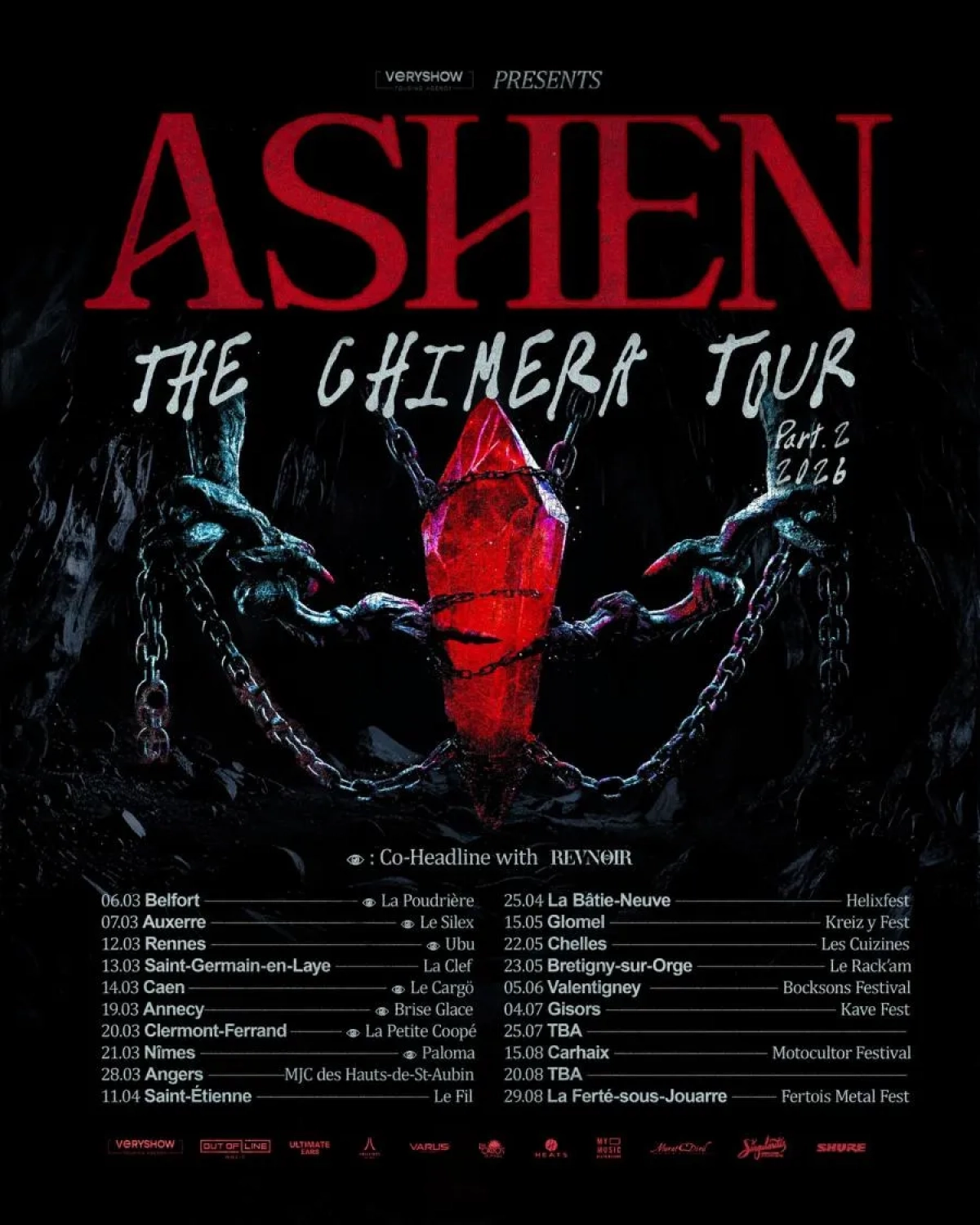 Billets ASHEN (La CLEF - Saint-germain-en-laye)