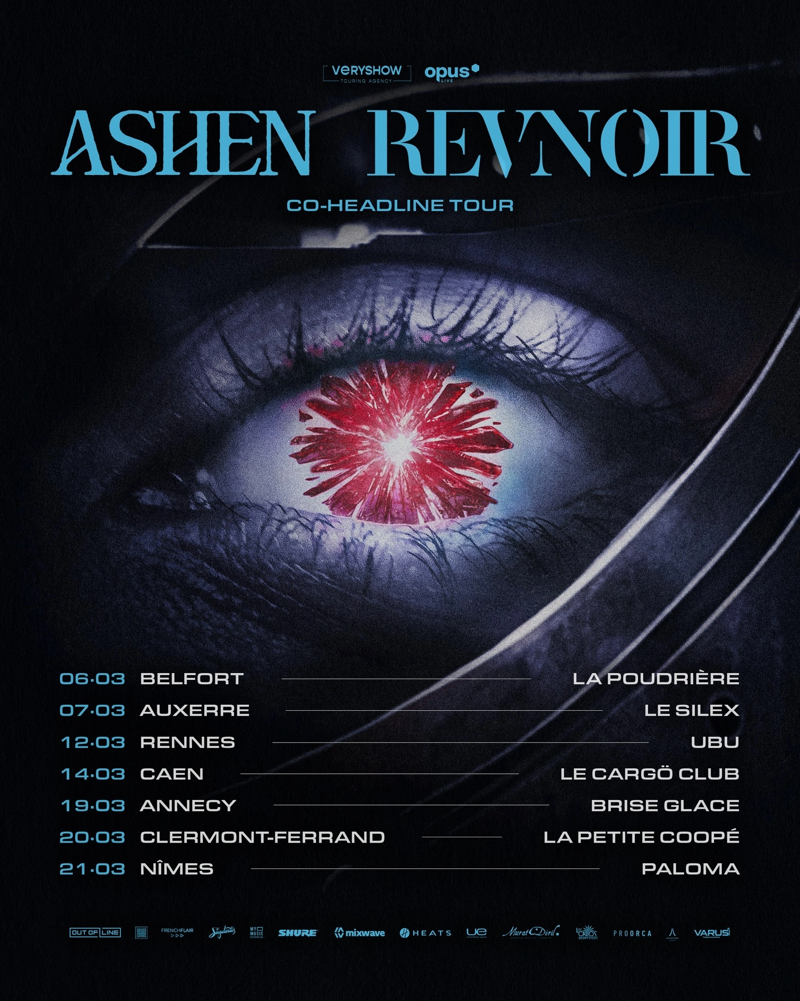 Billets Ashen - Revnoir (Ubu - Rennes)