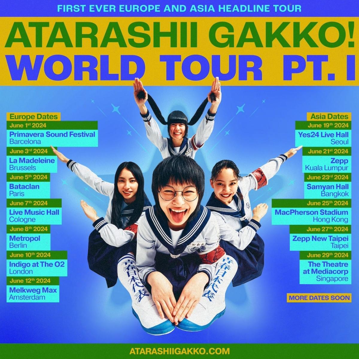 Atarashii Gakko! en Live Music Hall Tickets