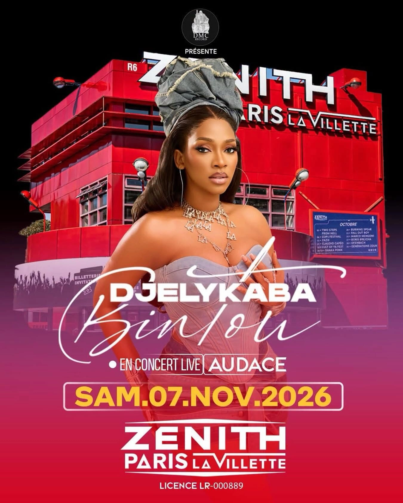 Audace - Djelykaba Bintou in der Zenith Paris Tickets