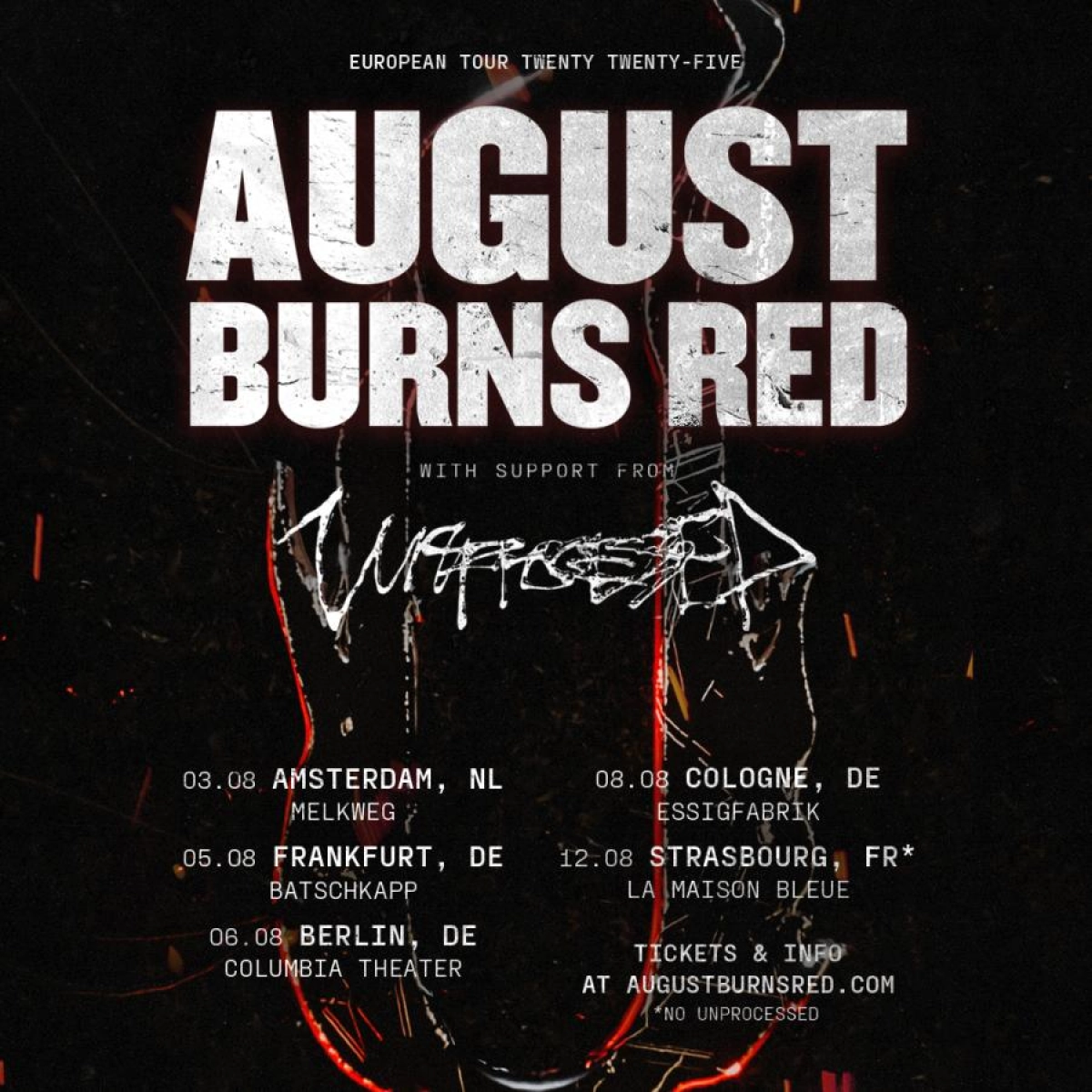 August Burns Red al La Maison Bleue Tickets