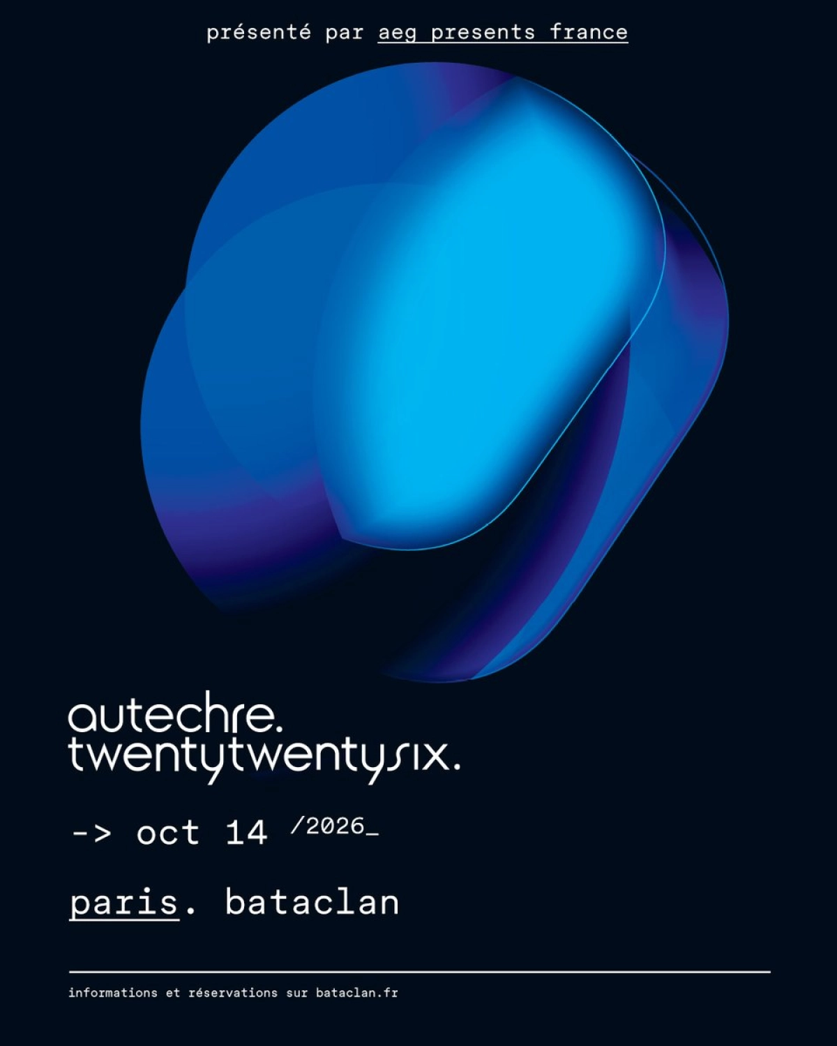Autechre en Bataclan Tickets