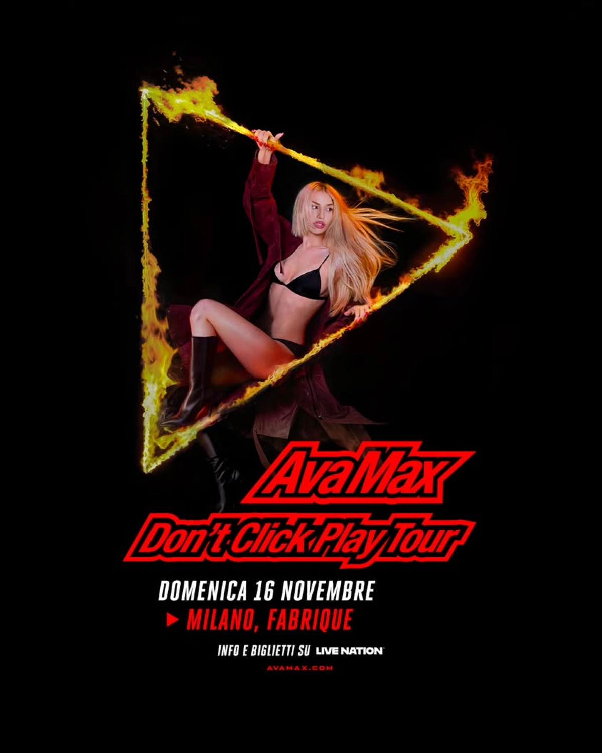 Billets Ava Max (Fabrique Milano - Milan)